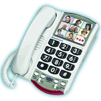 Assistive Technology, like this picture phone, can increase independence.